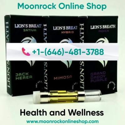 Lion’s Breath THC Cartridge - 94.55% potency, lab-certified