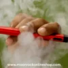 Lab-tested Lion’s Breath THC vape cartridge with tropical flavor, 94.55% potency, California-made”*
