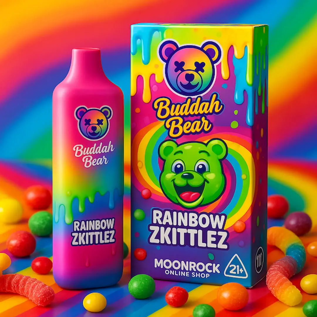 Buddah Bear Rainbow Zkittlez vape cart — Los Angeles delivery