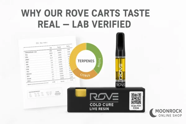 Buy Rove carts online – lab-verified terpene-rich vape cartridge