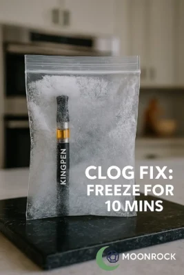 moonrockonlineshopp\ – quick freezer fix using a sealed bag.