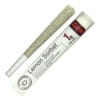 Buy Lemon Sorbet pre-roll online showing a Lemon Sorbet cannabis pre-roll next to branded pre-roll tube