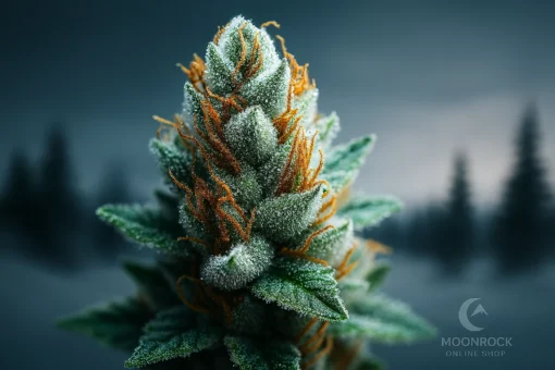 Premium Alaskan Thunderfuck Cannabis Flower Buy Alaskan Thunderfuck Online - Frosted Sativa Buds with Amber Pistils | Moonrock