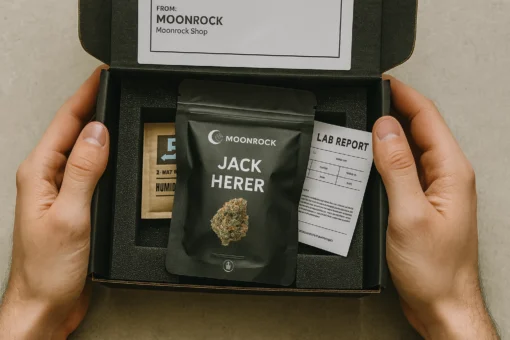 Lab-Tested Jack Herer Delivery Order Jack Herer Marijuana - Discreet Nitrogen-Sealed Delivery | Moonrock Online Shop