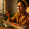 Artist Using Sour Diesel Strain for Creative Work | Moonrock Cannabis