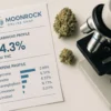 White Widow Lab Report | 24.3% THC Verified – Moonrock Online Shop Lab-tested White Widow strain showing 24.3% THC and terpene profile with microscope – Buy White Widow Strain at Moonrock