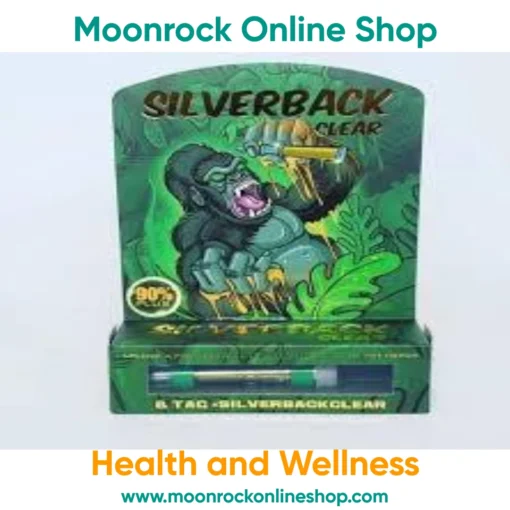 Buy Silverback Clear Carts | Moonrock Lab-Verified Silverback THC Cartridge - Moonrock Disposable Vape