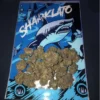 Sharklato Runtz 2025 Hybrid strain close-up in glass jar | Lab-tested organic cannabis
