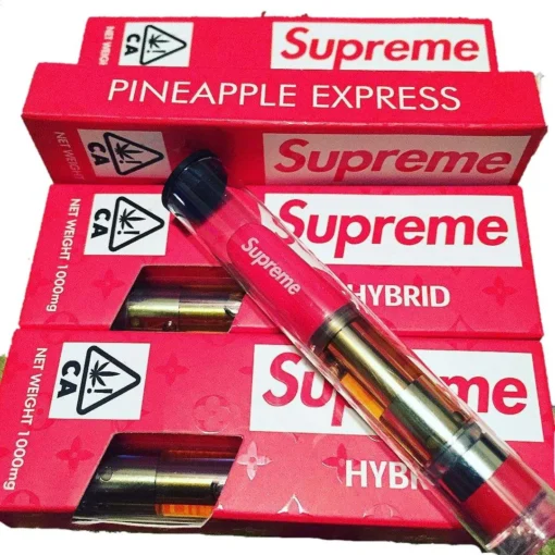 Supreme Carts for Sale | Premium THC Vape Cartridges | Moonrock Online Shop Supreme Cart THC vape cartridge with terpene-infused oil and sleek design