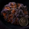 Granddaddy Purple Indica Close-Up Trichomes | Moonrock Premium Cannabis Buy Granddaddy Purple Indica - 28.3% THC Frosted Buds | Moonrock Online Shop