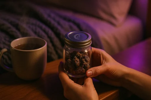 Granddaddy Purple Nighttime Wind-Down Ritual | Moonrock Wellness Indica Granddaddy Purple Weed for Sleep & Relaxation | Moonrock Online