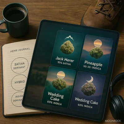 Hybrid Cannabis Strain Effects Guide: Match Moonrock Strains to Activities and Lifestyles