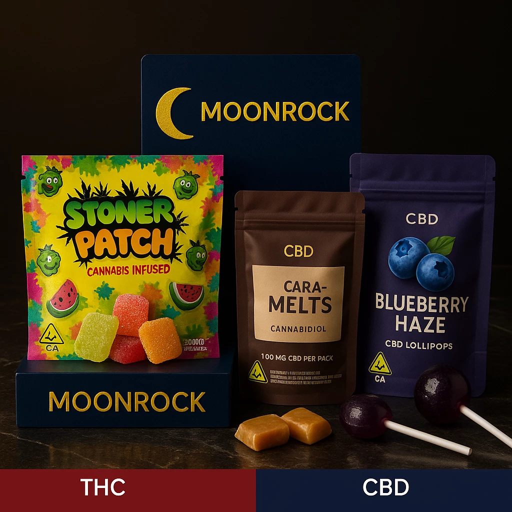Moonrock Premium Edibles. Weed Delivery Los Angeles