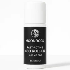 Moonrock Fast-Acting CBD Roll-On — Pure White Thumbnail-1 Moonrock Fast-Acting CBD Roll-On isolated on a pure white background, crisp and professional product thumbnail.