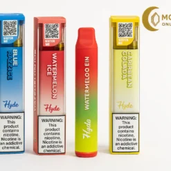 Three best-seller flavors: Blue Razz Ice, Watermelon Ice, Caribbean Colada. USB-C, LED design, up to 5,000 puffs. 21+ only.