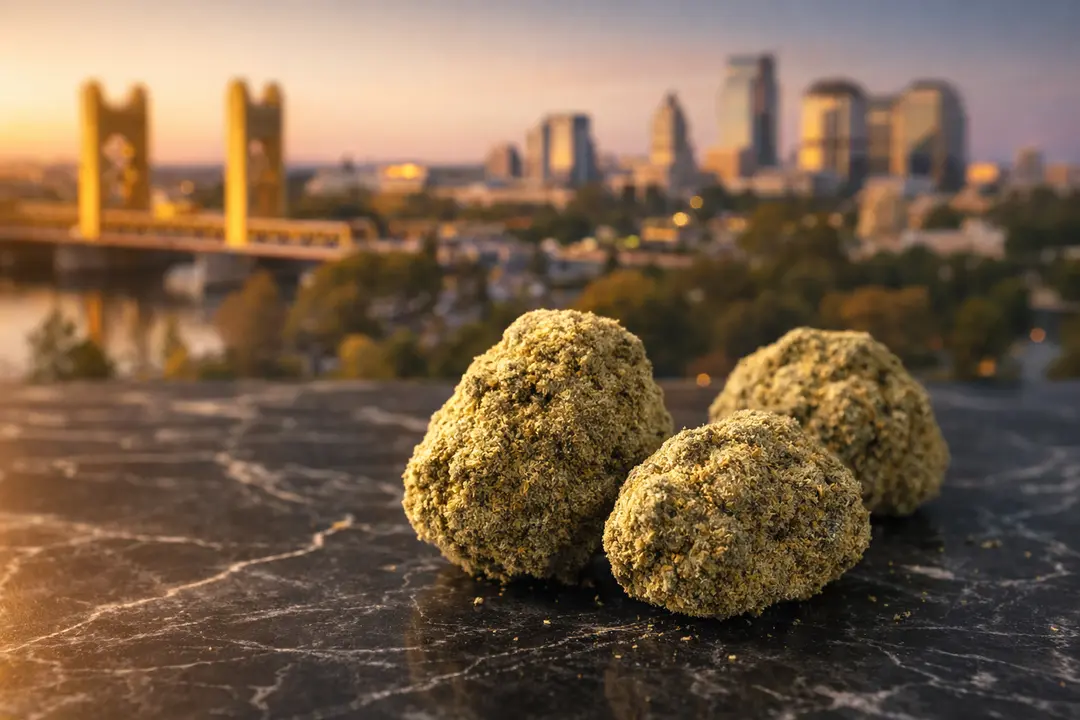 Premium moonrock delivery service in Sacramento with same-day cannabis delivery to all neighborhoods