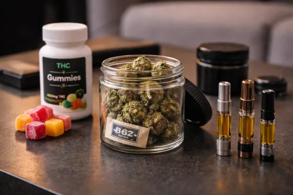 Premium cannabis products available for fast weed delivery