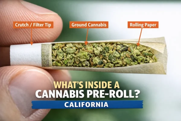 pre-rolls guide — what is inside a cannabis pre-roll crutch filter tip paper California