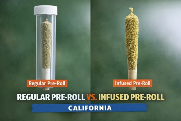 pre-rolls guide — regular pre-roll vs infused pre-roll kief coated California comparison
