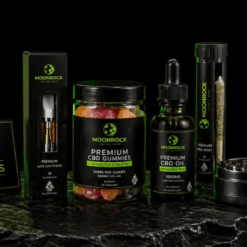 Moonrock Online Shop best sellers featuring vapes edibles CBD oil pre rolls and accessories in Los Angeles