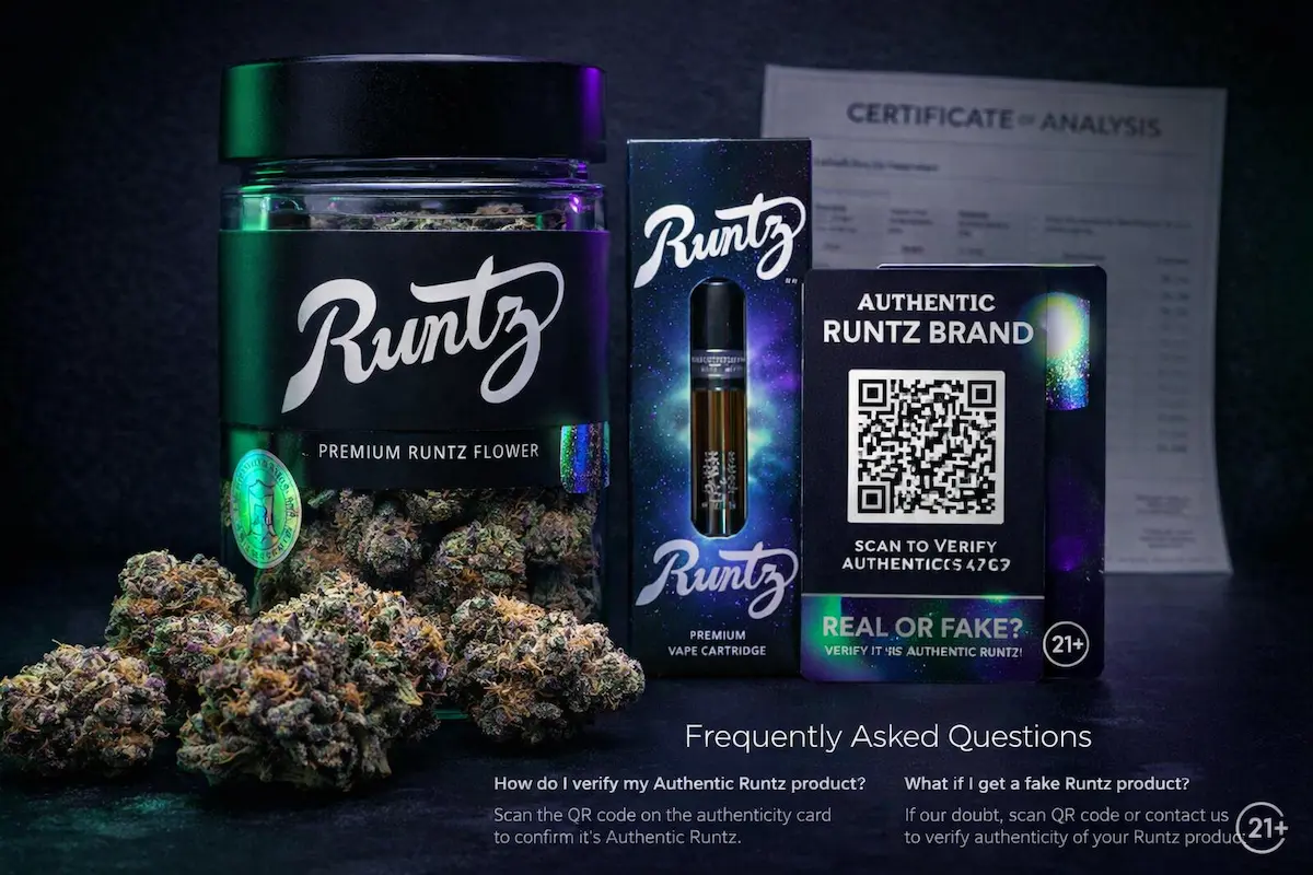 authentic runtz brand verification real vs fake official products