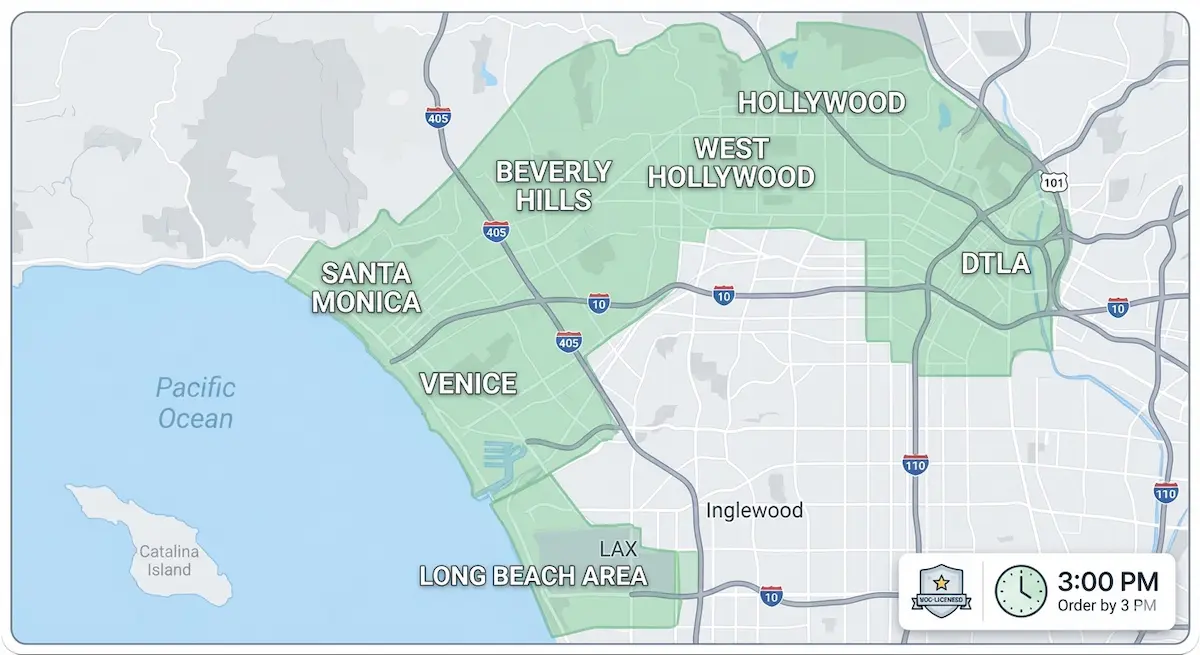 Buy gelato strain collection online — same-day Gelato weed delivery in Los Angeles from DCC-licensed Moonrock Online Shop
