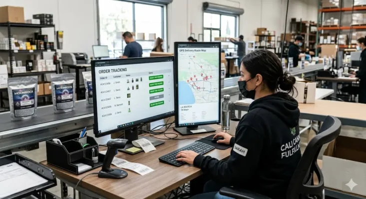 cannabis order processing California
