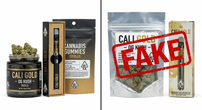 Counterfeit cannabis products