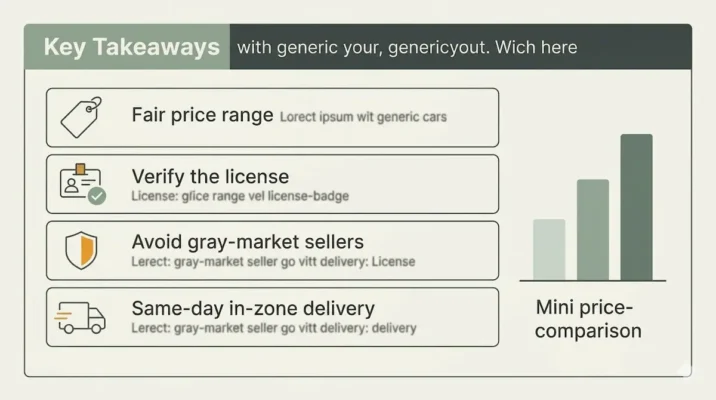 key takeaways summary for the best place to buy Hawaiian Runtz — fair price, verify license, avoid gray-market, same-day licensed delivery