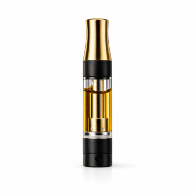 Buddah Bear vape cartridge isolated on white background