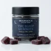 THC Sleep Gummies by Moonrock Online Shop Premium THC sleep gummies jar Moonrock Online Shop cannabis edibles white background